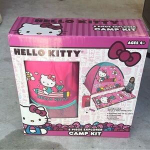 NEW Hello Kitty Pink Explorer Camp Kit